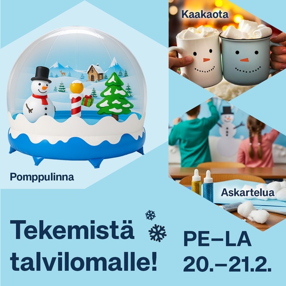 Talviloman tapahtumaviikonloppu Ompussa 20.–21.2.!