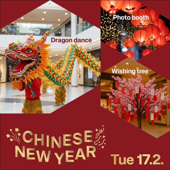 Chinese New Year at Iso Omena – 17 February