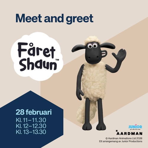 Meet and greet med Fåret Shaun