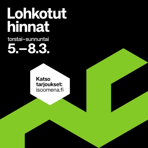 Lohkotut hinnat 5.–8.3. – tarjouksia torstaista sunnuntaihin!