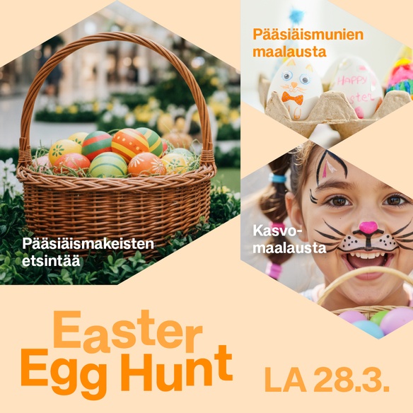 Ompun Easter Egg Hunt lauantaina 28.3.!