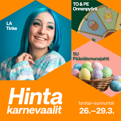 Tutustu Hintakarnevaalien 26.–29.3. ohjelmaan!