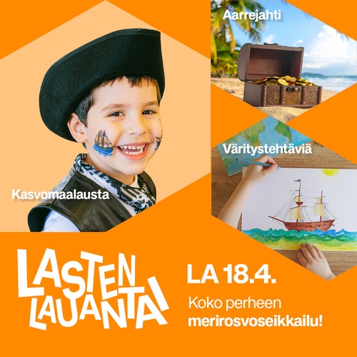 Merirosvopäivä Lasten lauantai 18.4.