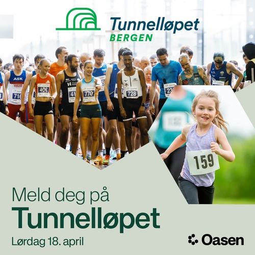 Tunnelløpet 2026 – Nå også med barneløp!
