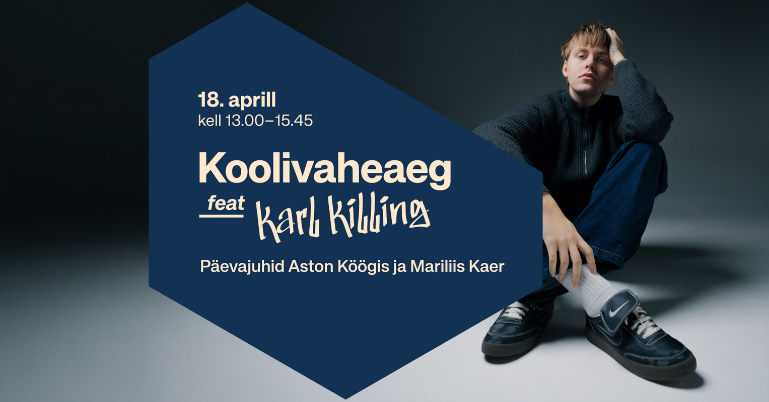 Koolivaheaja suur pidu: Karl Killing live kontsert ja tasuta pizza jagamine 18. aprillil
