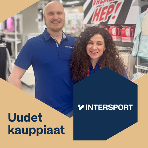 Uudistetun Intersportin avajaiset ke 8.4.!