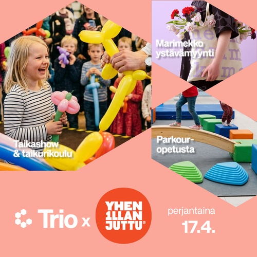 Yhen illan juttu 17.4. – katso Trion ohjelma!